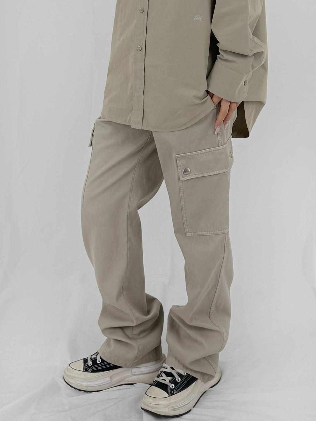 BURBERRY Casual Trousers - HERON