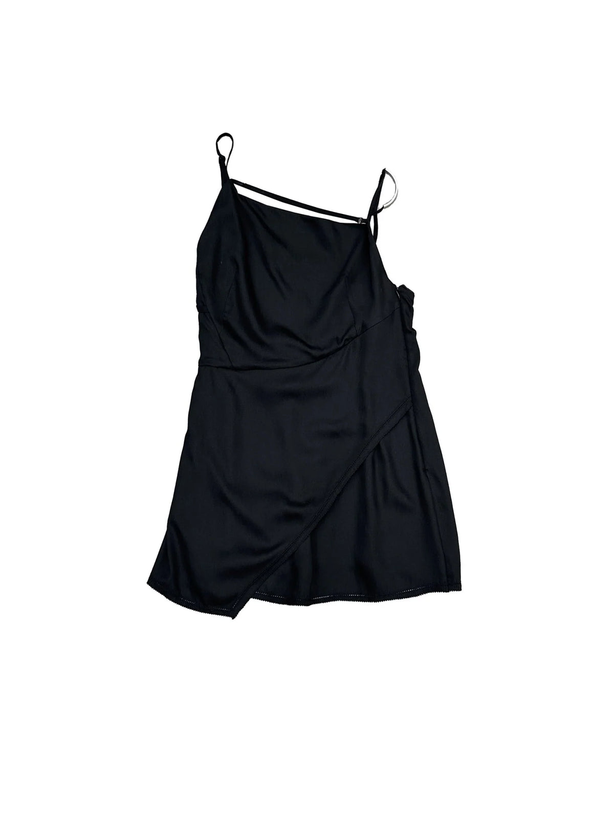 HYEIN SEO Satin Mini Dress - SS25 - BLACK